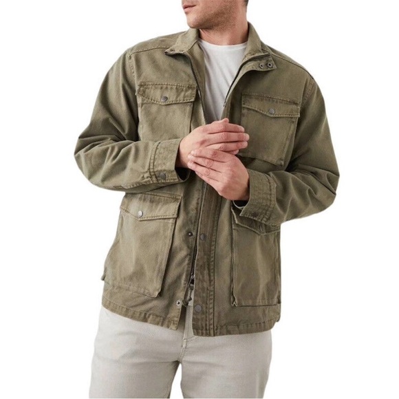 Rails Other - Rails Porter Charcoal Military Field Workwear Jacket with Relaxed Fit